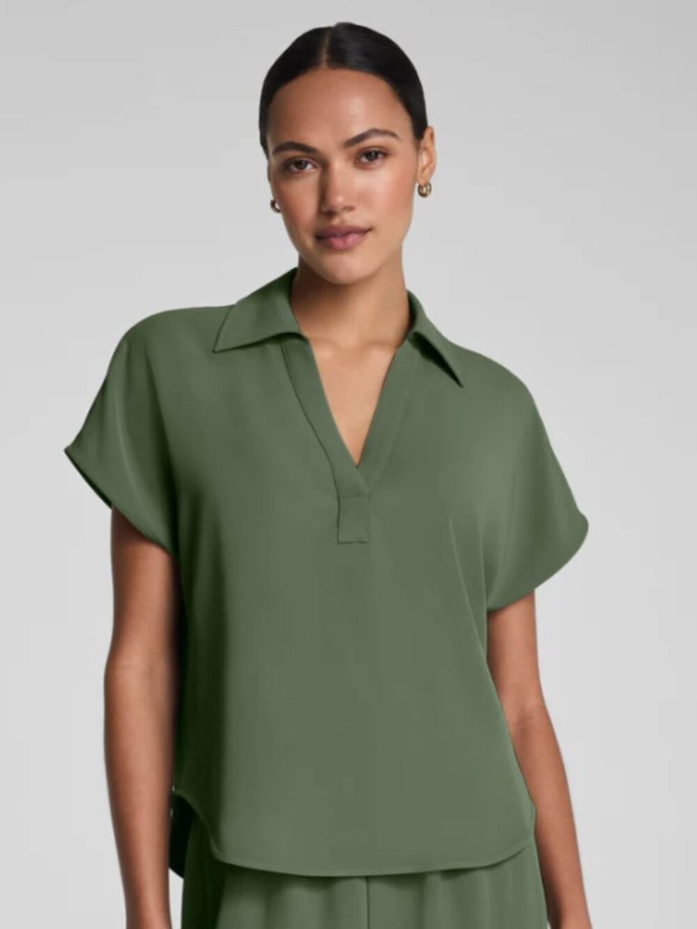 SPANX Carry-On Collared Tee